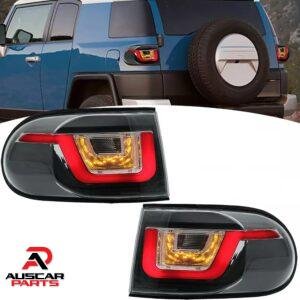 VLAND Tail Lights Clear For Toyota FJ Cruiser 2007 - 2020 Pair