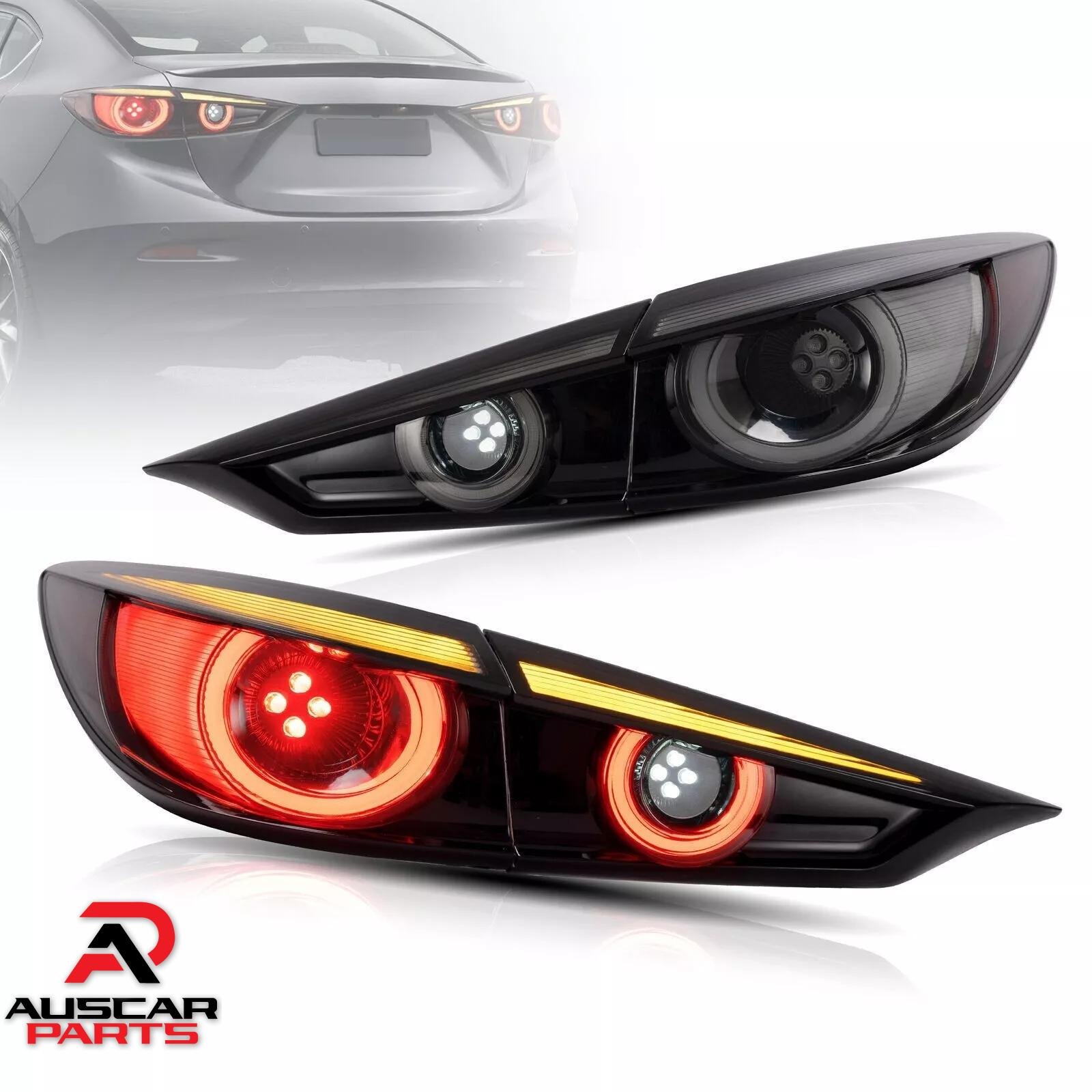VLAND Tail lights for Mazda 3 sedan 2014 - 2018 Pair
