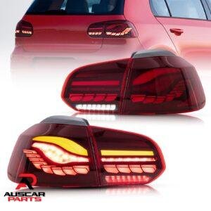 VLAND Tail Lights For 2010 - 2014 Volkswagen Golf 6 MK6 VW Pair