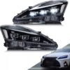 Clear VLAND Headlights For 2006 - 2013 Lexus IS 250 350 ISF Pair