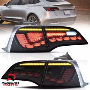 VLAND Tail Clear Lights For Tesla Model 3/Y 2017 - 2022 Pair