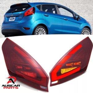 VLAND Tail Lights For Ford Fiesta Hatchback 2008 - 2019 Pair