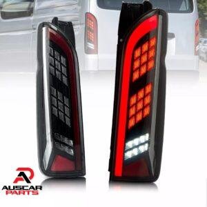VLAND Tail Lights SMOKED For Toyota Hiace 2005 - 2018 Pair