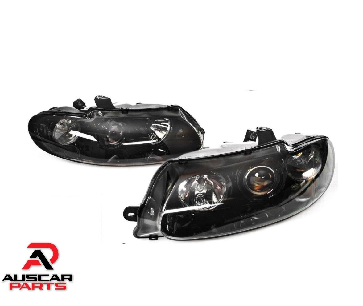 Projector Black Headlights Pair For Holden Commodore VT SS Monaro