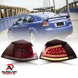 Pair VLAND Tail Lights for 06 - 13 Holden Commodore (VE) LED With Sequential Indicator