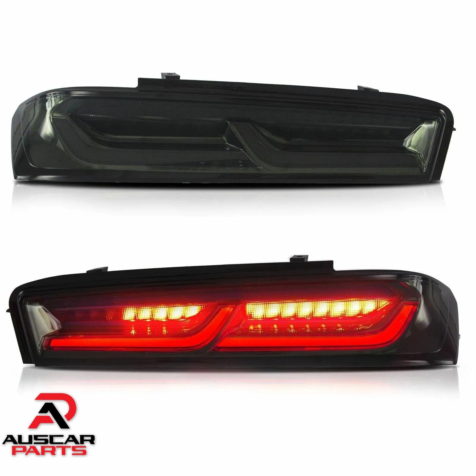 Pair VLAND Tail Lights For Chevrolet Chevy Camaro 2016-18 Sequential Turn Signals - Image 9