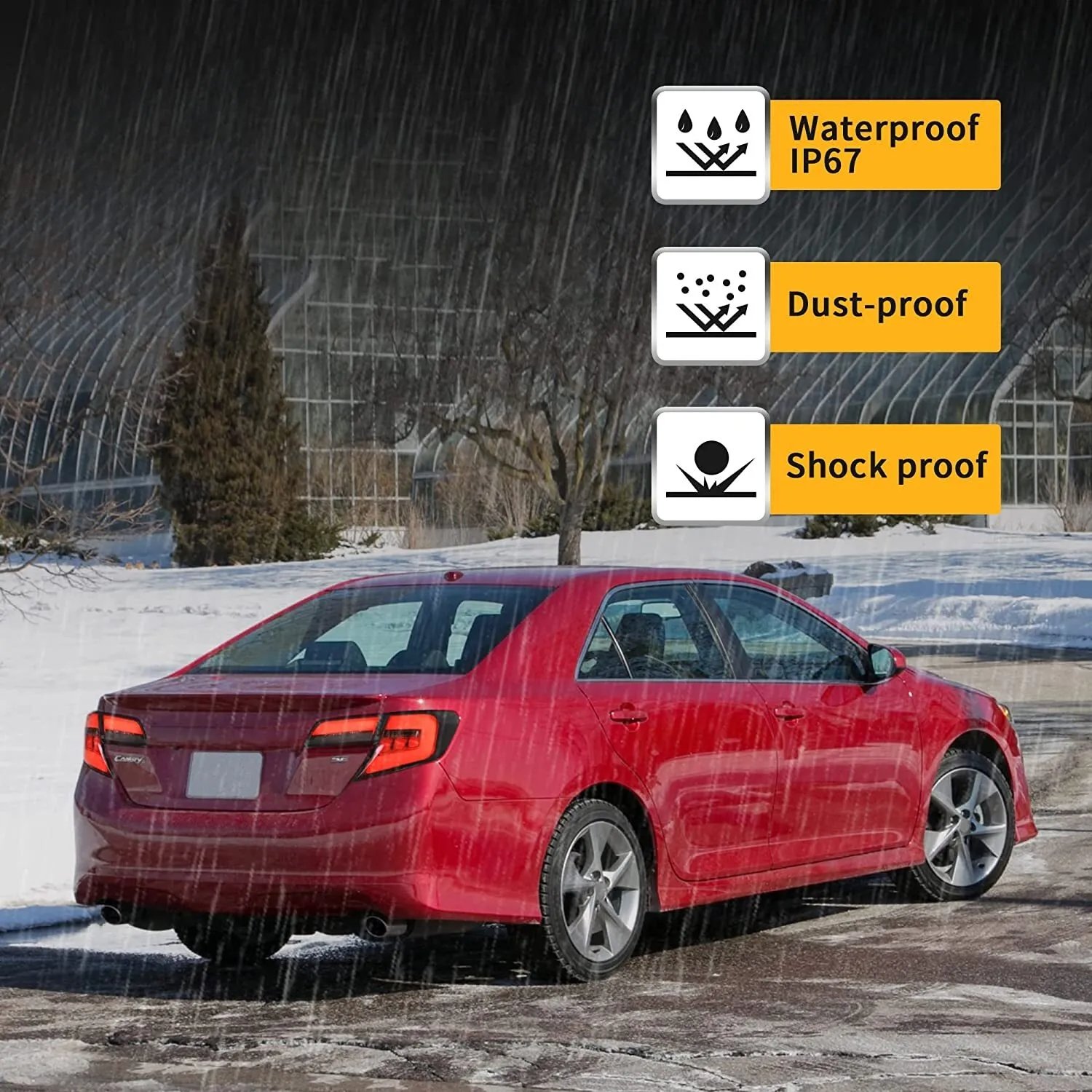 Pair VLAND Tail Lights For Toyota Camry 2012-2014 - Image 4