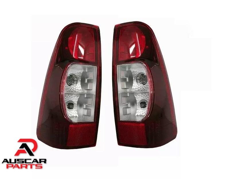 Tail Lights Lamp Tinted Smoked Pair Set Holden Rodeo RA LX DX Ute 06-08