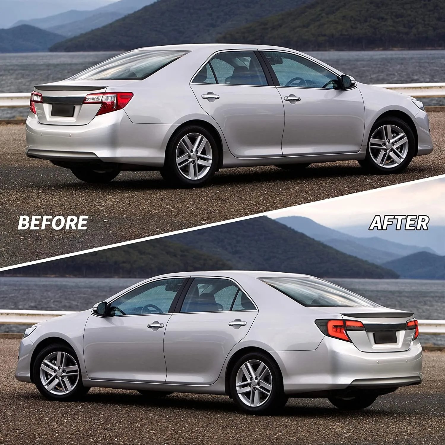 Pair VLAND Tail Lights For Toyota Camry 2012-2014 - Image 8