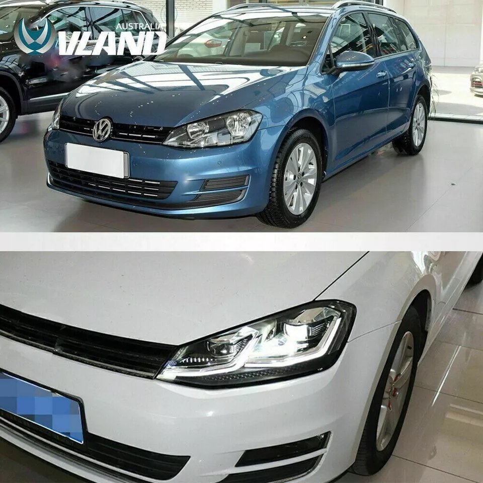 VLAND FULL LED Headlights For 2014-2017 VW Golf 7 MK7 (No Bulbs Required) - Image 13