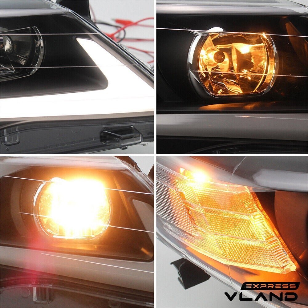 VLAND Headlights For Toyota Camry 2012 - 2014 Pair - Image 4