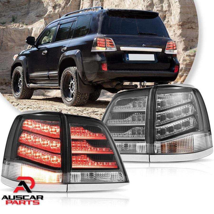 Pair Clear VLAND Tail Lights For Toyota Land Cruiser LC200 2008 - 2015 - Image 7