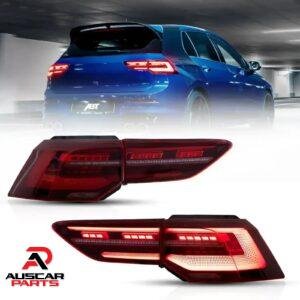 Pair VLAND Tail Lights for Golf MK8 Hatchback 2020 - 2023