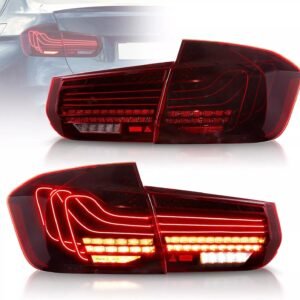 Pair Laser Style VLAND Tail Lights For BMW 3-Series F30 F35 F80 2012 - 2018