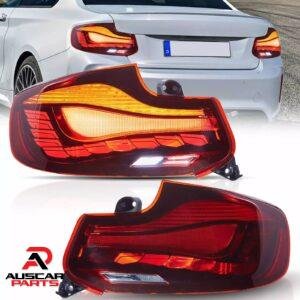 Pair VLAND Tail Light Fit BMW 2 Series M2 2014 - 2020 F22 F23 F87