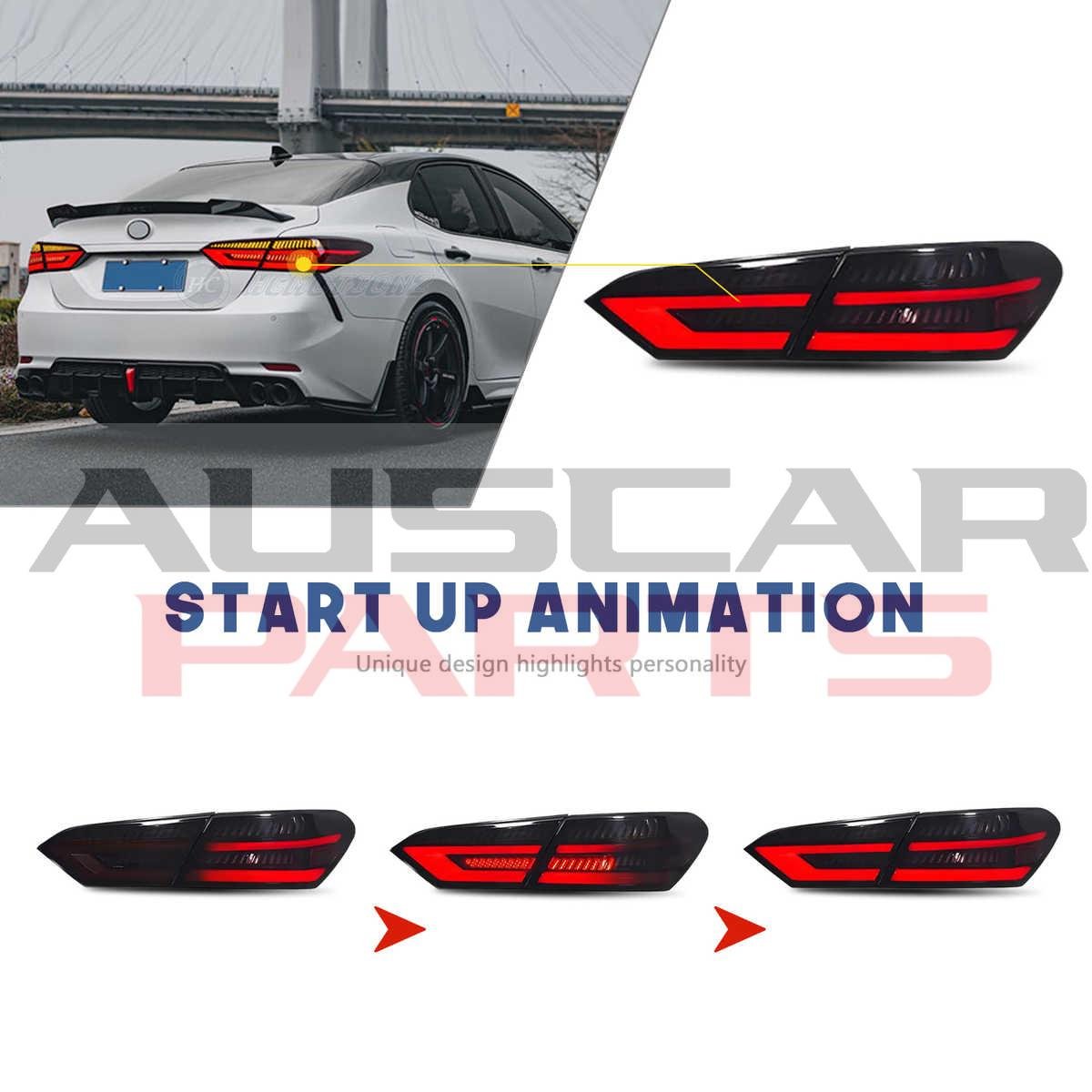 LED Taillights for Toyota Camry 2018-2024 Car DRL Start up Animation - Image 3