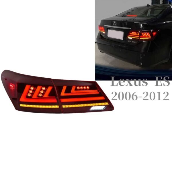 Tail Lights for 5th Gen Lexus ES 350 ES 240 2006-2012 Day Running Lights LED - Image 2