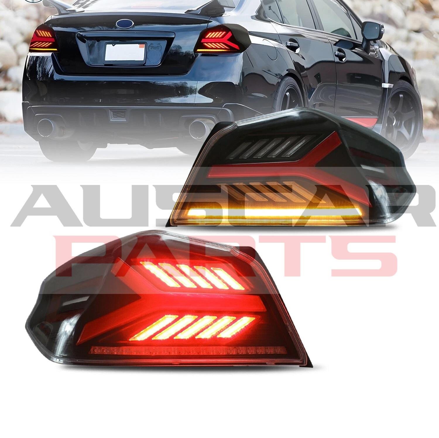 Clear VLAND Tail Lights For Subaru WRX 2014 - 2021