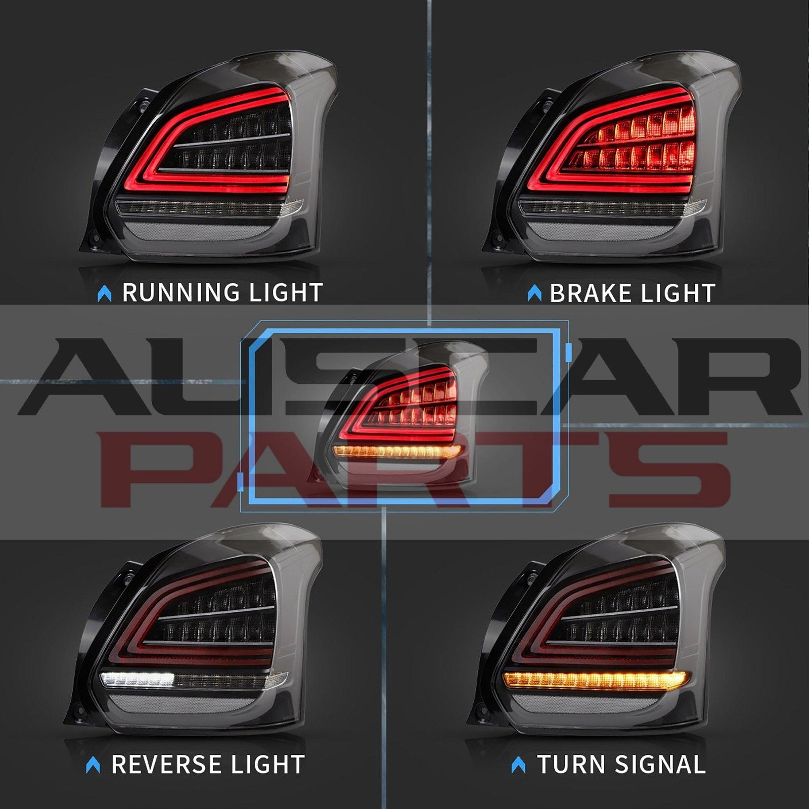 VLAND Tail Lights for 17-22 Suzuki Swift Sport 3th Gen - Image 2