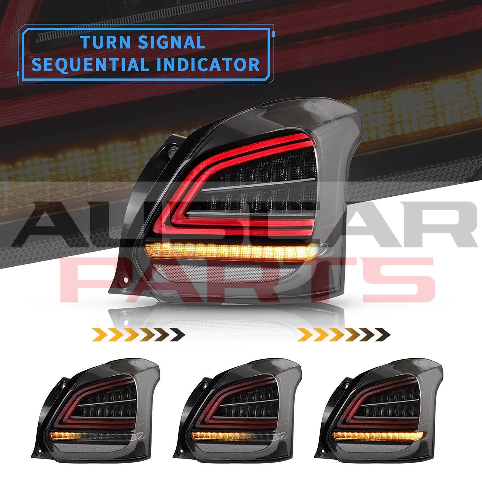 VLAND Tail Lights for 17-22 Suzuki Swift Sport 3th Gen - Image 3