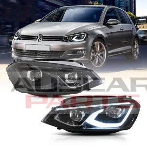 VLAND Headlights for15-17 VW Golf MK7 LED Dual Beam Projector