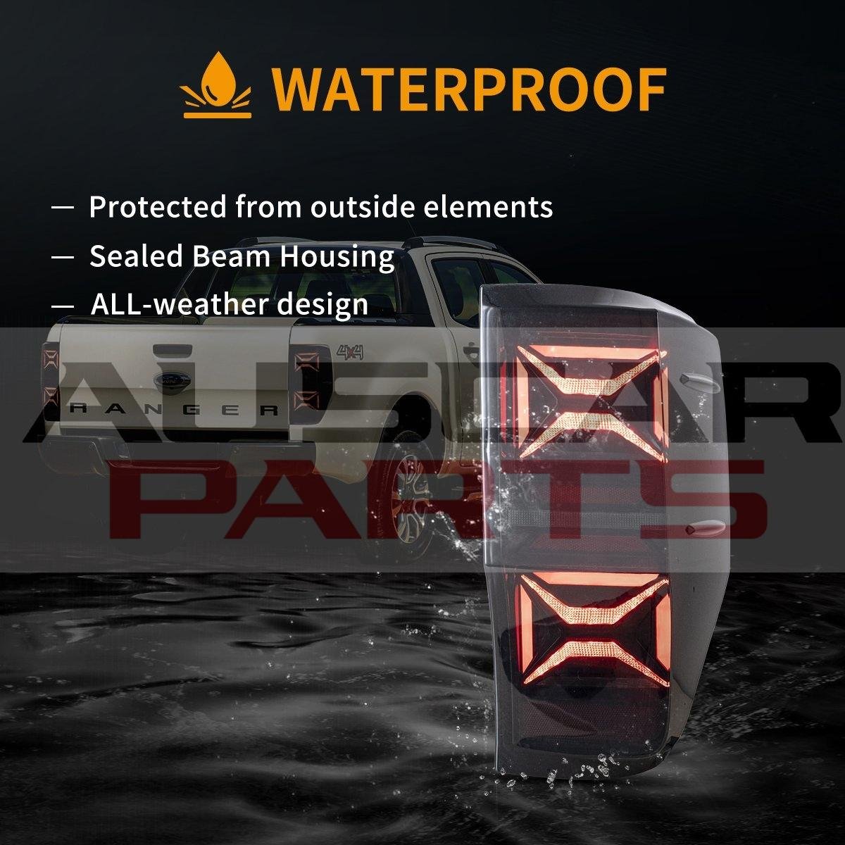 VLAND Tail Lights LED For Ford Ranger PX MKII Base XL 2012-2018 With Sequential - Image 16