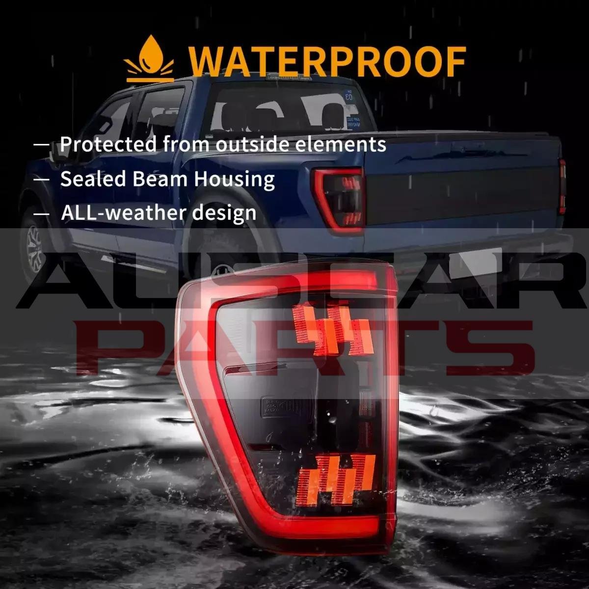 VLAND Tail Lights for 21-24 Ford F150 - Image 2