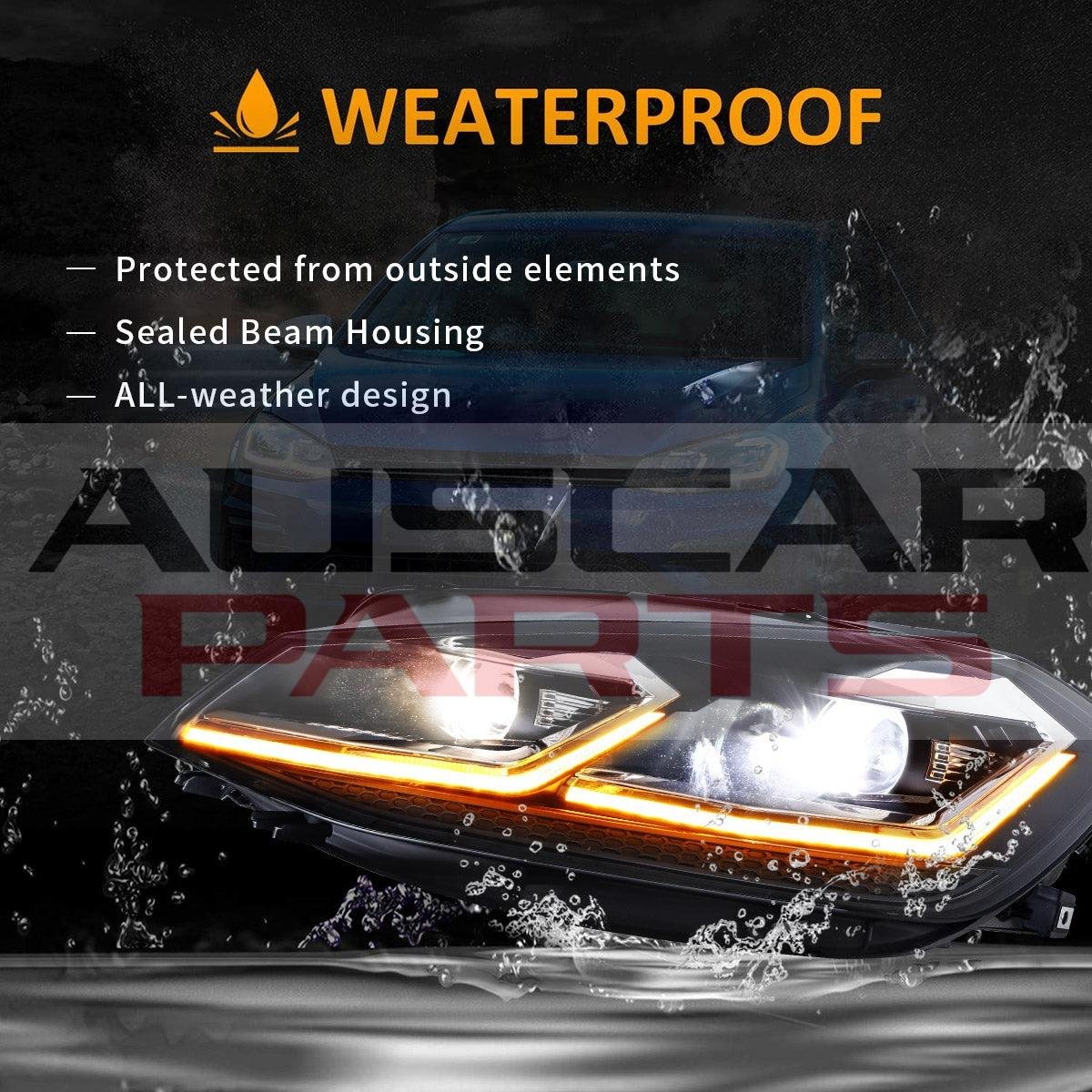 VLAND FULL LED Headlights For 2018-2021 VW Golf 7.5 MK7.5 (No Bulbs Required) - Image 3