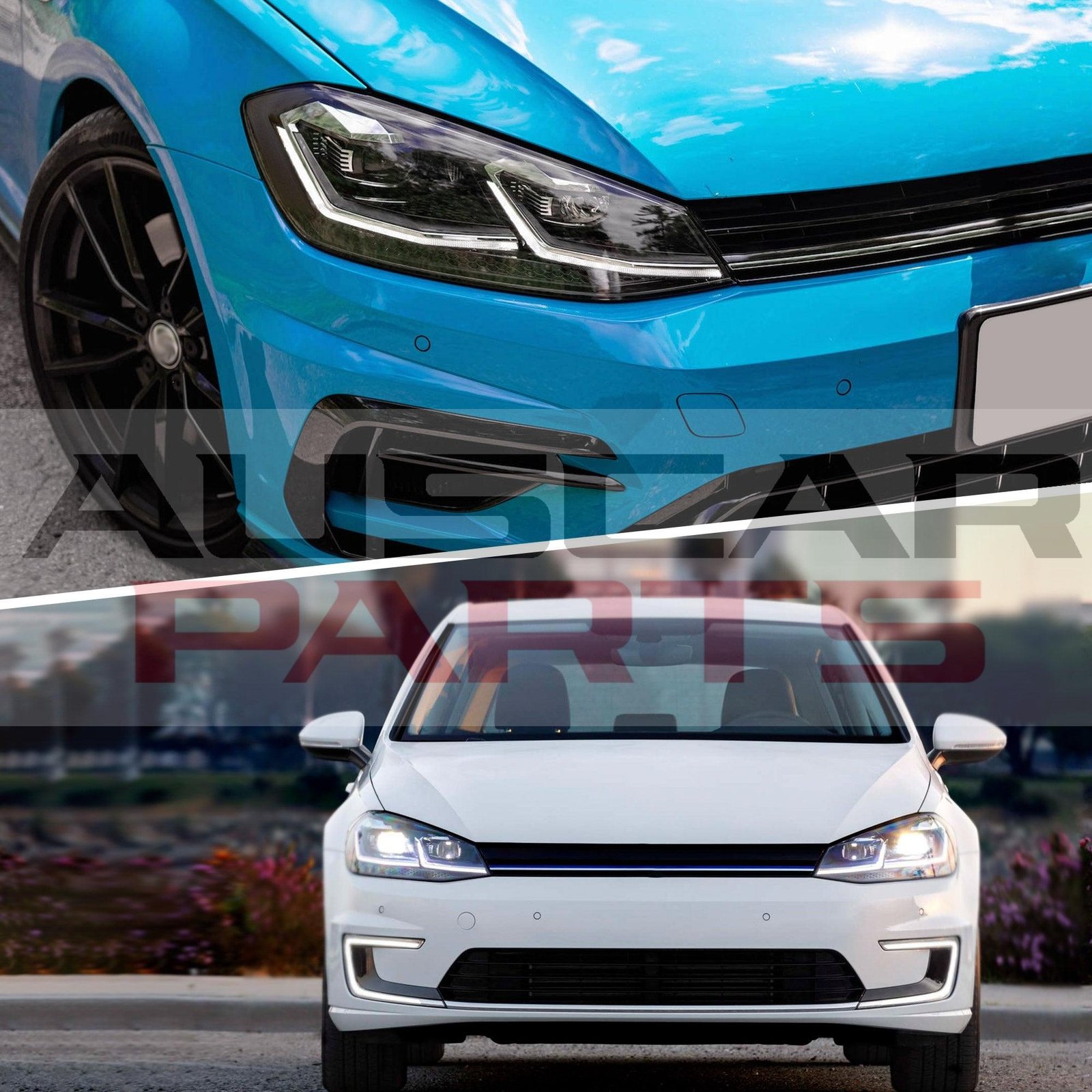 VLAND FULL LED Headlights For 2018-2021 VW Golf 7.5 MK7.5 (No Bulbs Required) - Image 5