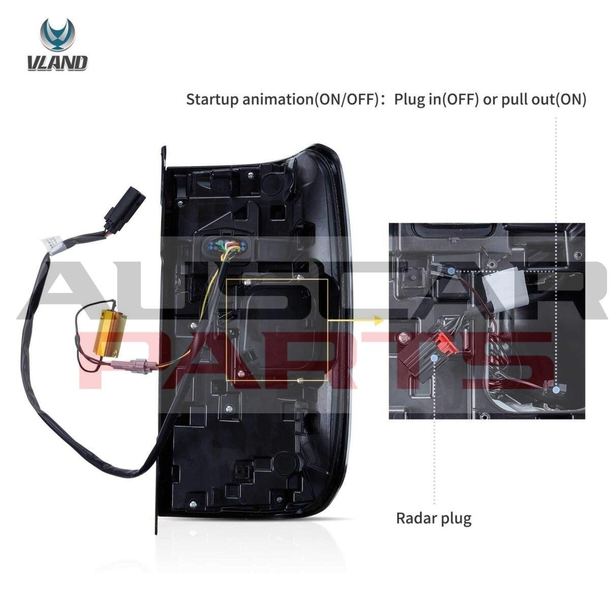 VLAND 22-25 Ford Ranger LED Tail Lights With Start-up Animation - Image 15
