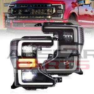 VLAND Headlights for 2020-2022 Ford F250 F350 F450 F550 Super Duty Halogen To LED