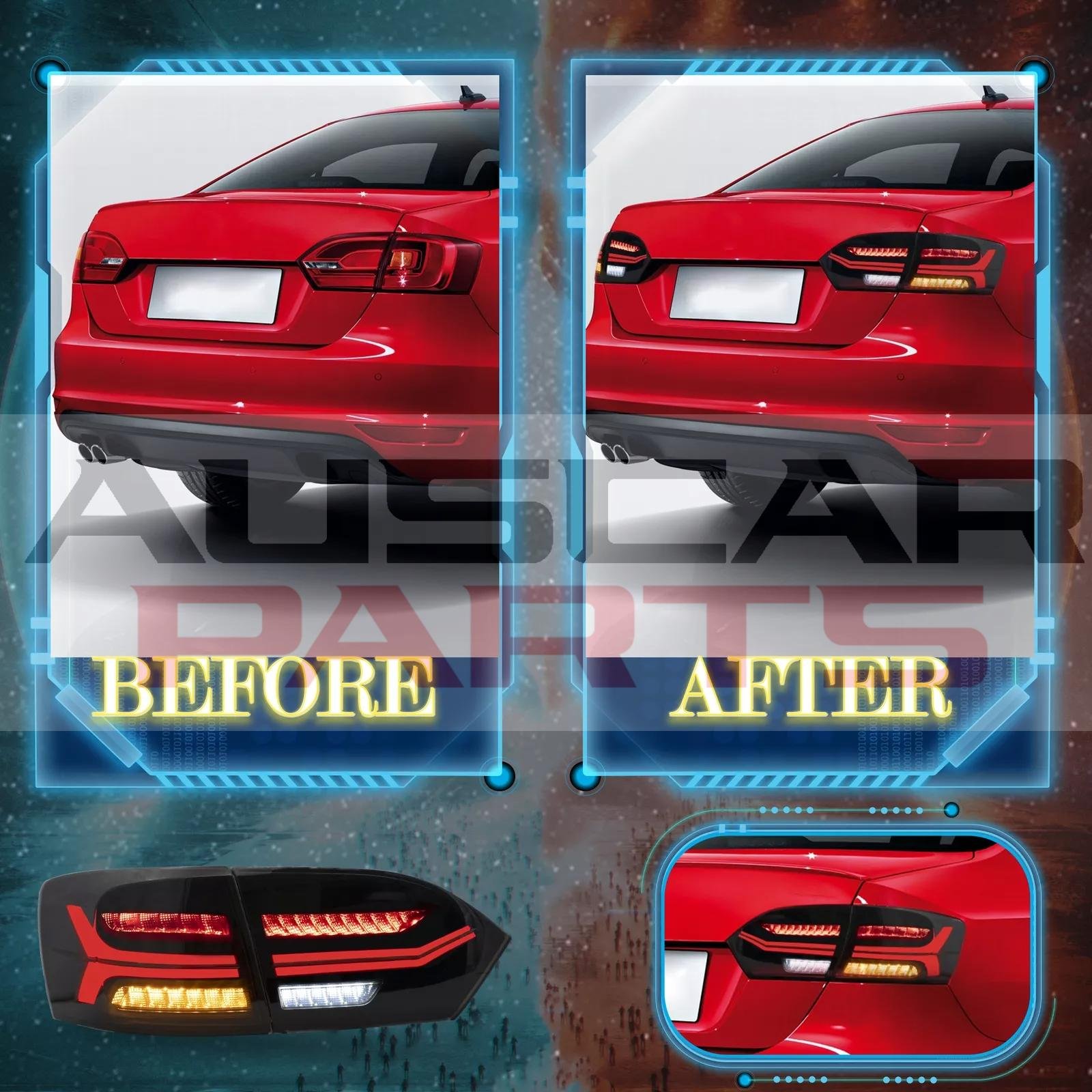 VLAND 2011-2014 Volkswagen Jetta MK6 Tail Lights With LED Sequential - Image 16