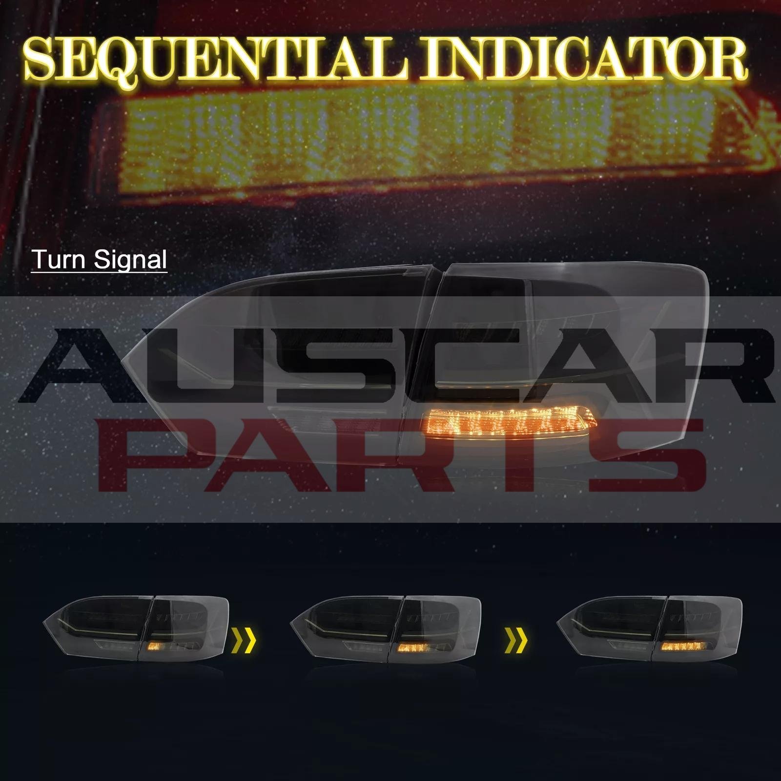 VLAND 2011-2014 Volkswagen Jetta MK6 Tail Lights With LED Sequential - Image 17