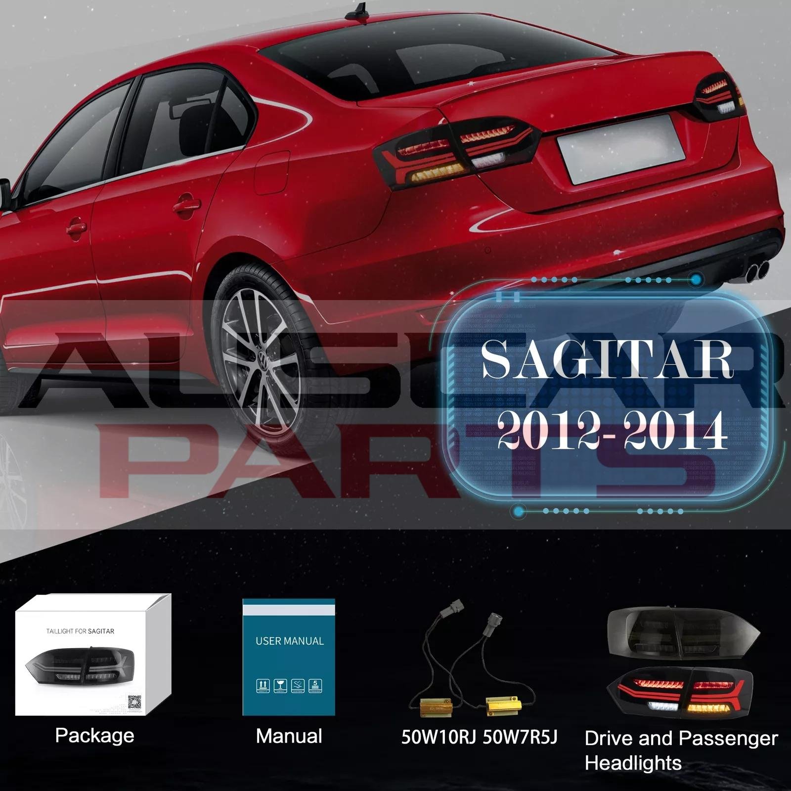 VLAND 2011-2014 Volkswagen Jetta MK6 Tail Lights With LED Sequential - Image 21