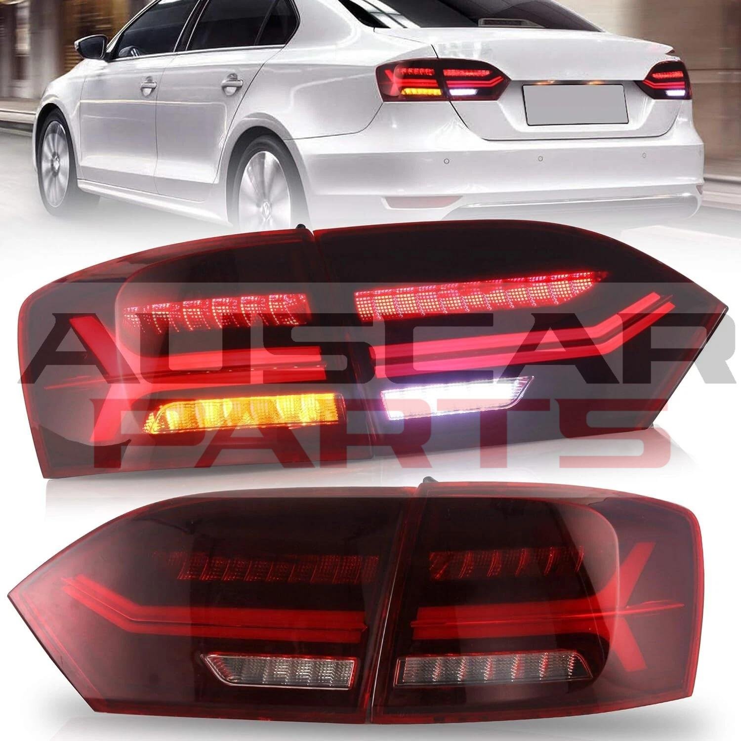 VLAND 2011-2014 Volkswagen Jetta MK6 Tail Lights With LED Sequential