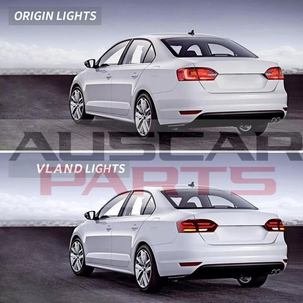 VLAND 2011-2014 Volkswagen Jetta MK6 Tail Lights With LED Sequential - Image 2
