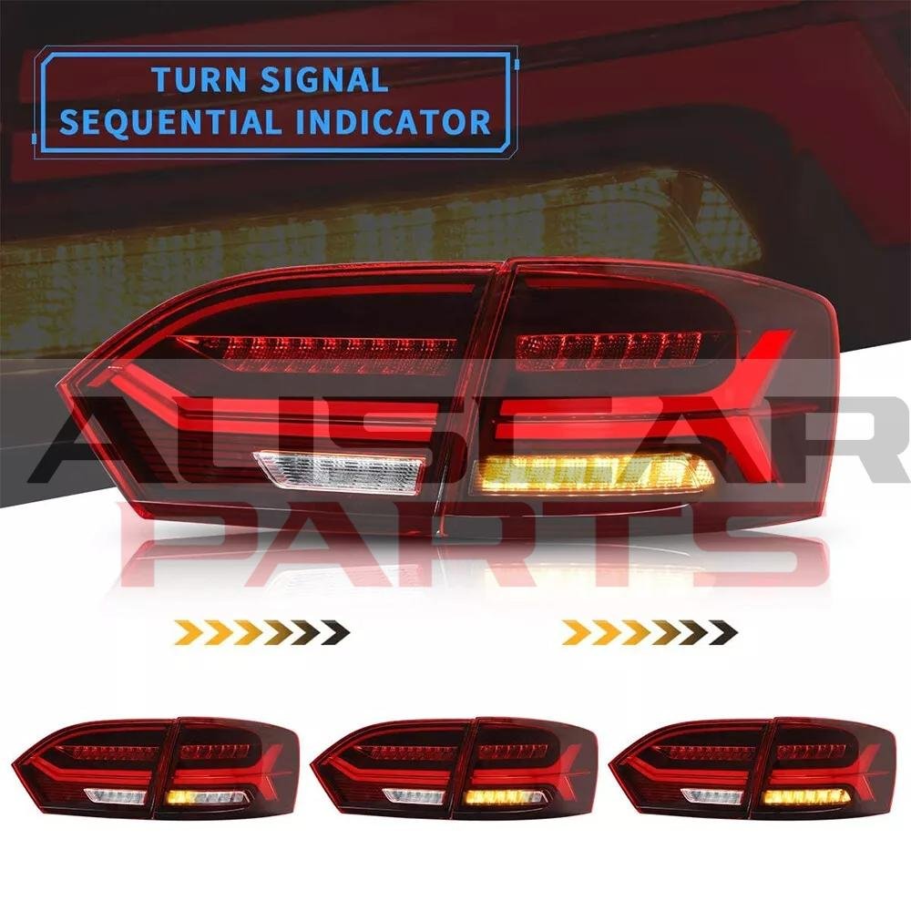 VLAND 2011-2014 Volkswagen Jetta MK6 Tail Lights With LED Sequential - Image 4