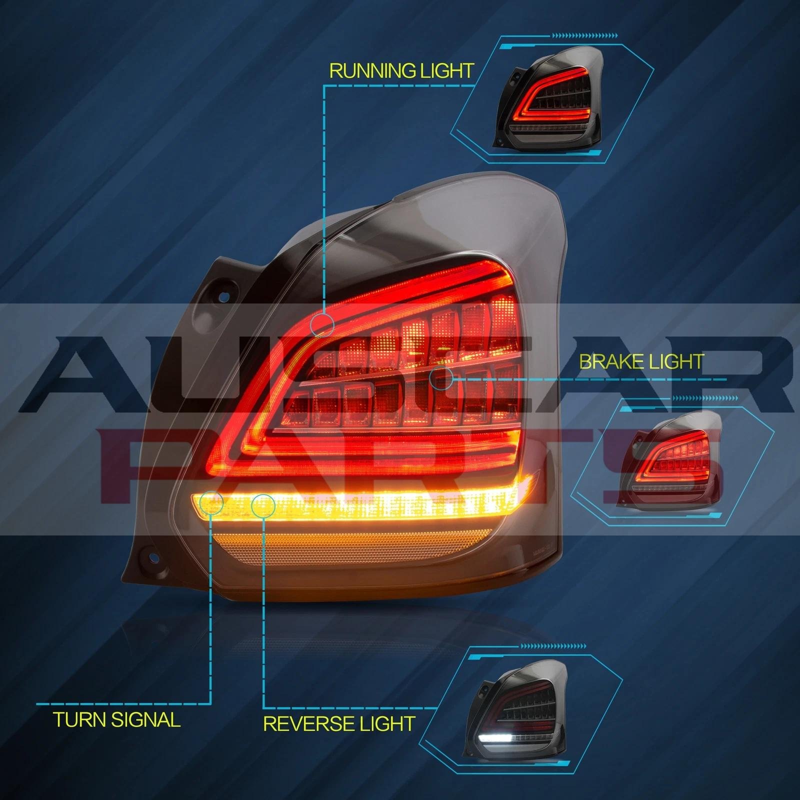 VLAND Tail Lights for 17-22 Suzuki Swift Sport 3th Gen - Image 7