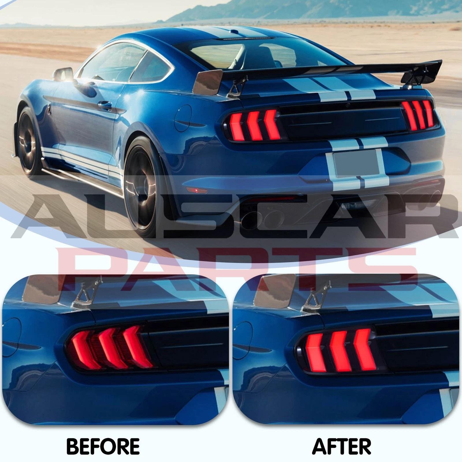 VLAND Tail Lights 2015-2023 Ford Mustang S550 Upgrade W/5 Modes LED Turn Signals - Image 12