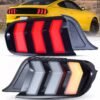 VLAND Tail Lights 2015-2023 Ford Mustang S550 Upgrade W/5 Modes LED Turn Signals