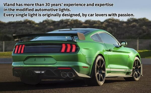 VLAND Tail Lights 2015-2023 Ford Mustang S550 Upgrade W/5 Modes LED Turn Signals - Image 4