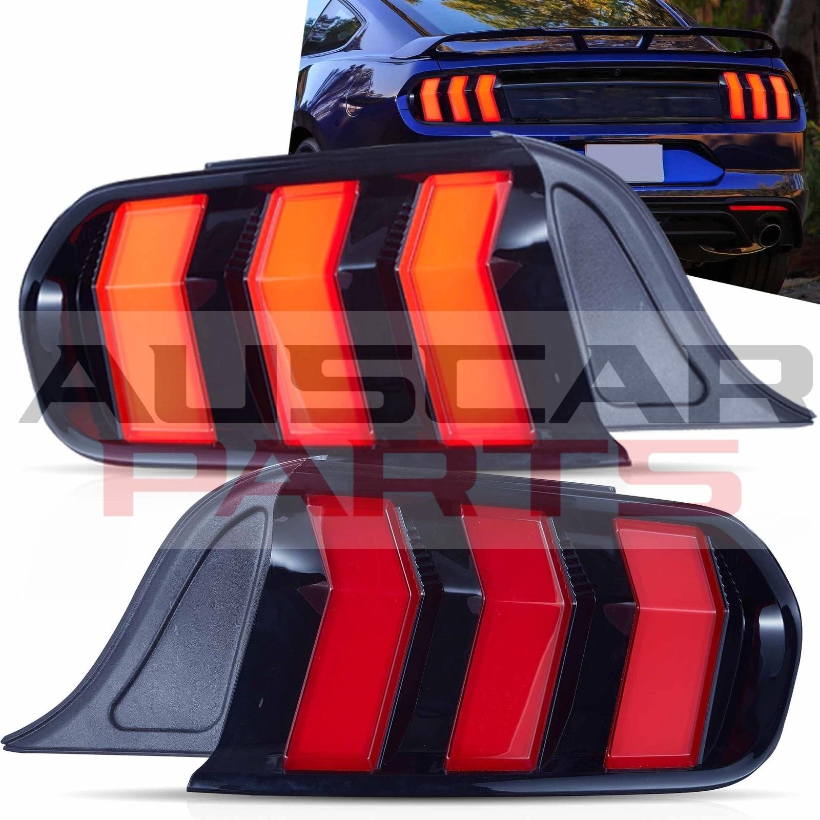 VLAND Tail Lights 2015-2023 Ford Mustang S550 Upgrade W/5 Modes LED Turn Signals - Image 5