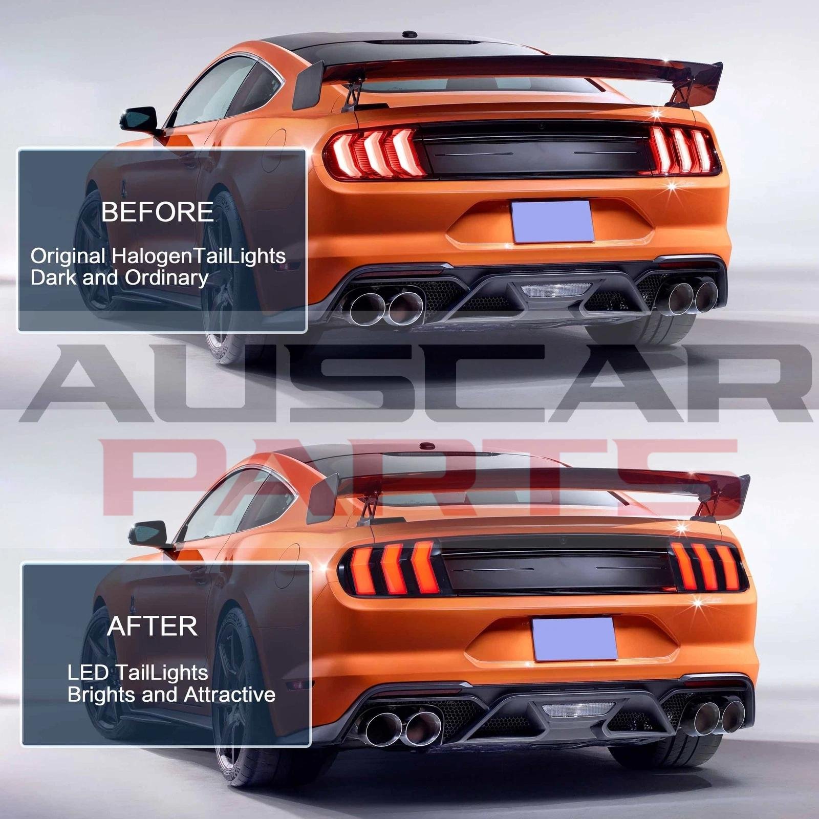 VLAND Tail Lights 2015-2023 Ford Mustang S550 Upgrade W/5 Modes LED Turn Signals - Image 8