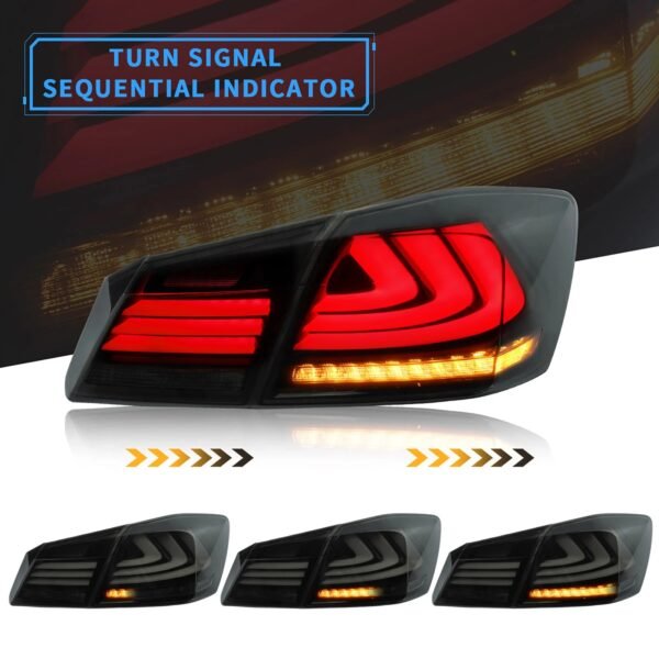 VLAND LED Tail Lights for 13-17 Honda Accord 9th Gen Sedan - Image 3