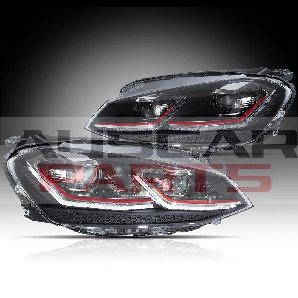 VLAND FULL LED Headlights For 2014-2017 VW Golf 7 MK7 (No Bulbs Required) - Image 5