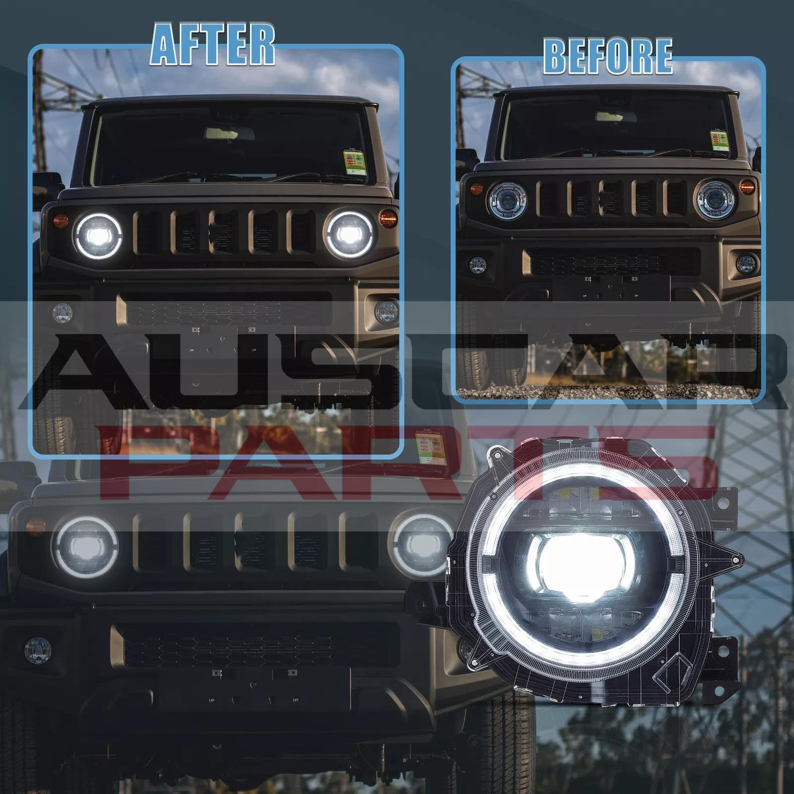 VLAND Headlights for 19-23 Suzuki Jimny Full LED Dual Beam Projector Upgrade - Image 5