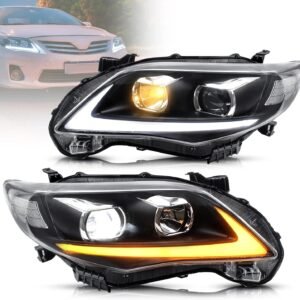 Vland 2011-2013 Toyota Corolla Headlights 10th Gen Facelift