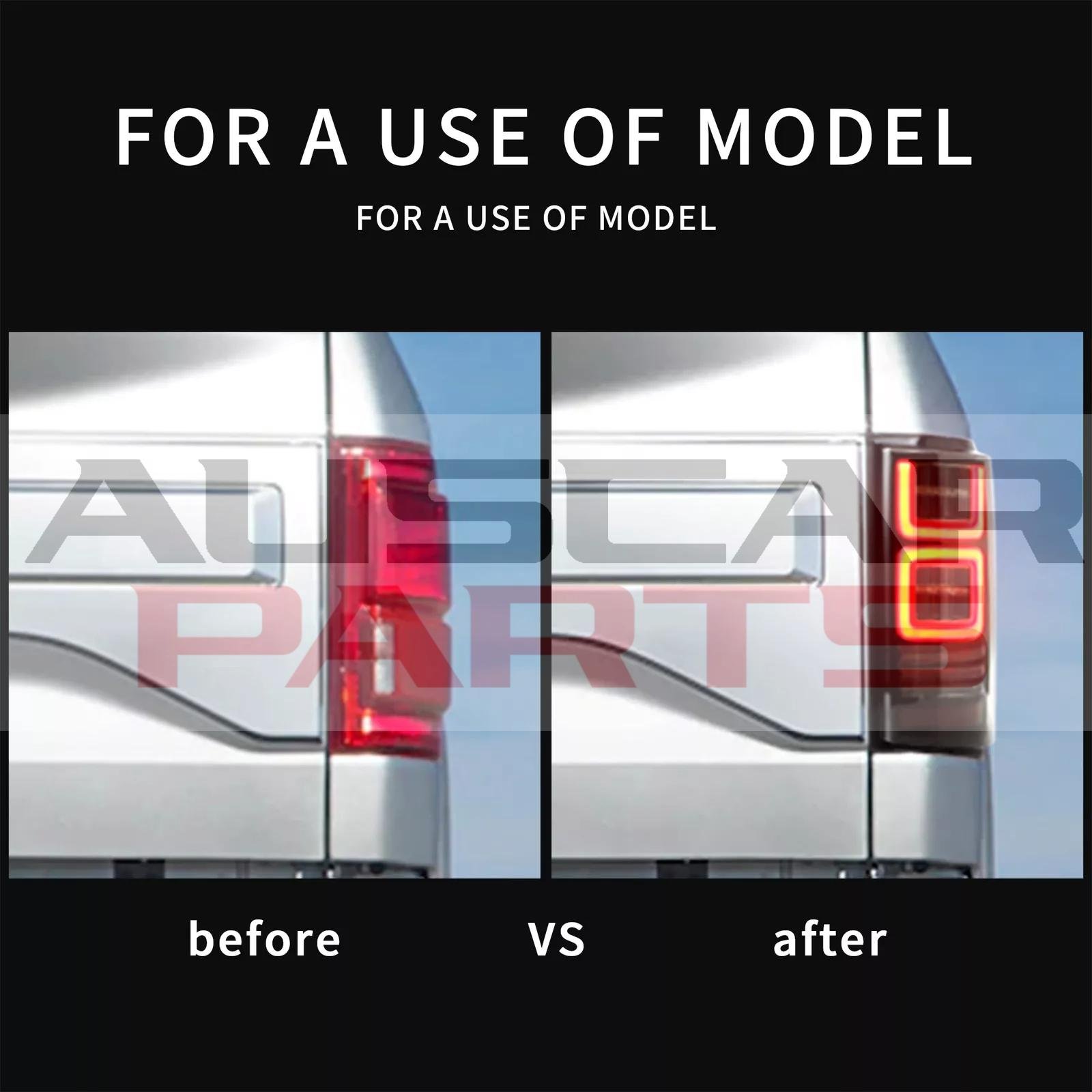 VLAND Tail Lights for Ford F150 15-20 13th Gen (P552) With Sequential Turn Signal - Image 2