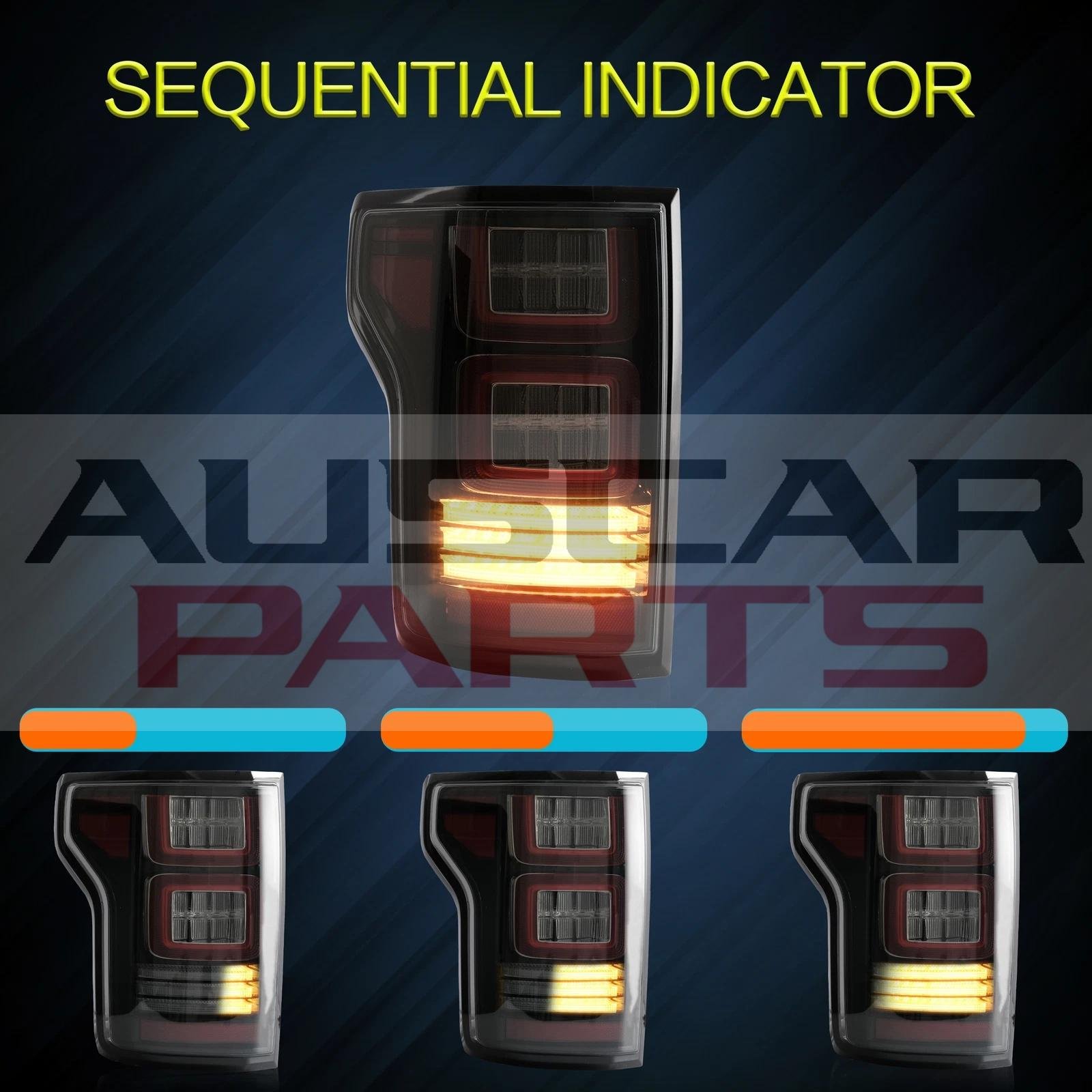 VLAND Tail Lights for Ford F150 15-20 13th Gen (P552) With Sequential Turn Signal - Image 3