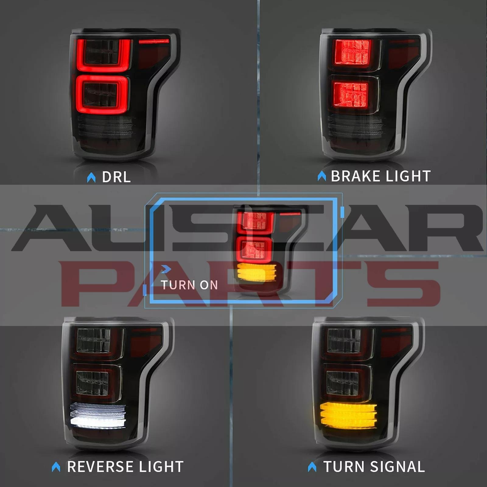 VLAND Tail Lights for Ford F150 15-20 13th Gen (P552) With Sequential Turn Signal - Image 18